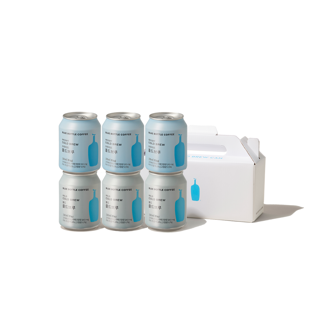 콜드브루 커피 (236ml) 브라이트 3캔 & 볼드 3캔 선물 세트