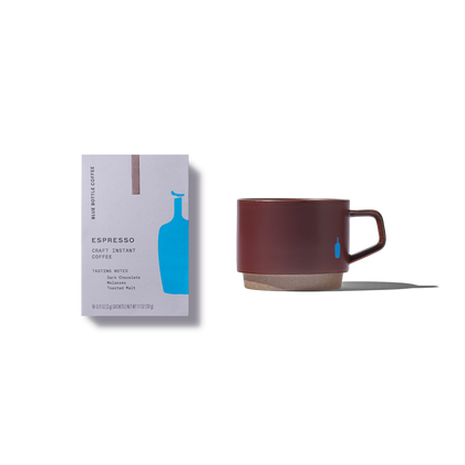 크래프트 인스턴트 커피 에스프레소 싱글 서브 & 킨토 세라믹 머그 세트