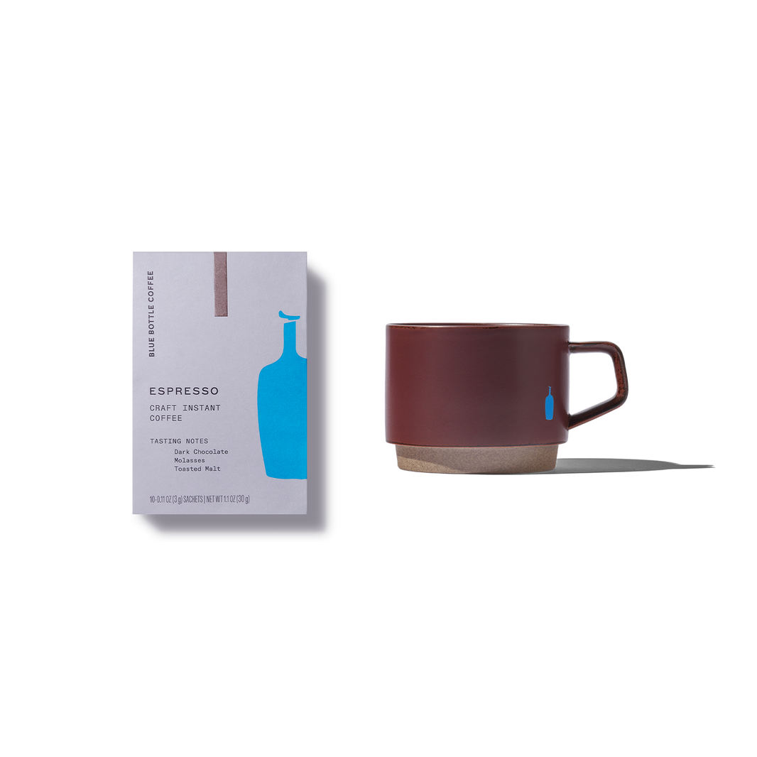 크래프트 인스턴트 커피 에스프레소 싱글 서브 & 킨토 세라믹 머그 세트