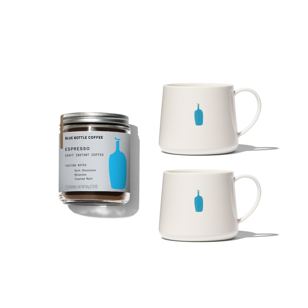 크래프트 인스턴트 커피 에스프레소 & 머그 2잔 세트