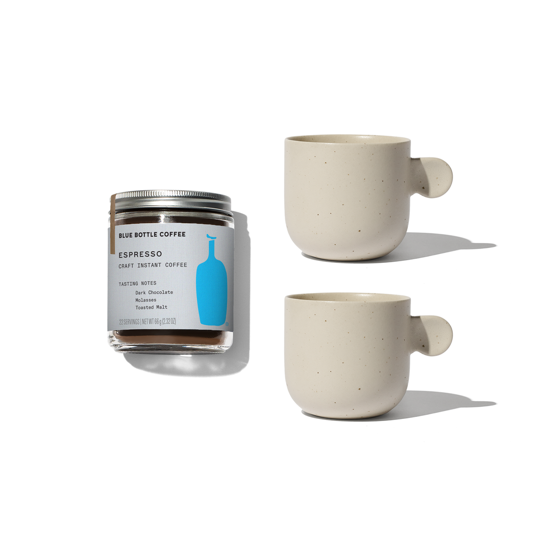 크래프트 인스턴트 커피 에스프레소 & 에센셜리스트 머그 2잔 세트