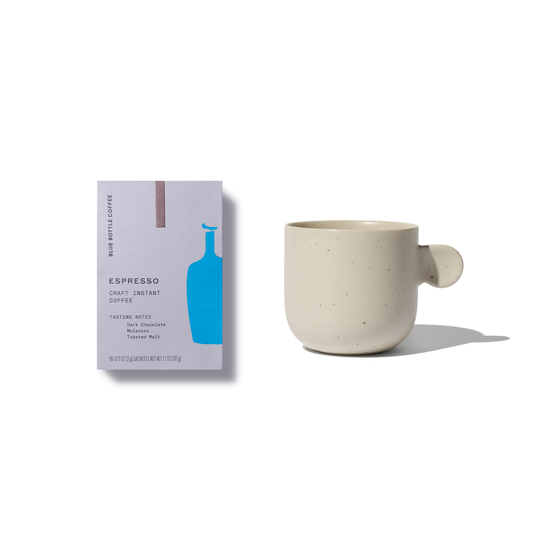 크래프트 인스턴트 커피 에스프레소 싱글 서브 & 에센셜리스트 머그 세트